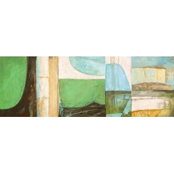 Cuadro abstracto moderno en canvas. Leonardo Bacci, Les Vagues