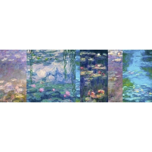 Wall art print and canvas. Claude Monet, Monet Deco – Waterlilies I