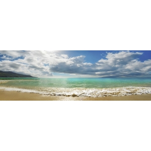 Tableau sur toile. Krahmer, Baie Beau Vallon, Mahe, Seychelles