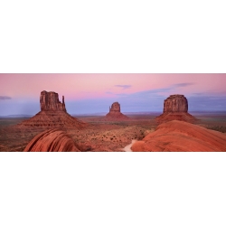 Wall art print and canvas. Krahmer, Mittens in Monument Valley, Arizona