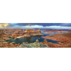 Tableau sur toile. Frank Krahmer, Alstrom Point at Lake Powell, Utah