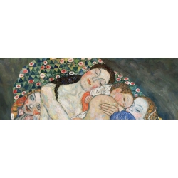 Cuadro famoso en canvas. Gustav Klimt, Muerte y vida (detalle)