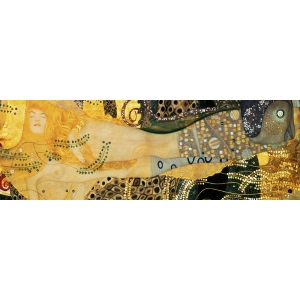 Leinwandbilder. Gustav Klimt, Wasserschlangen I (detail)