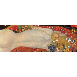 Wall art print and canvas. Gustav Klimt, Sea Serpents I (detail)