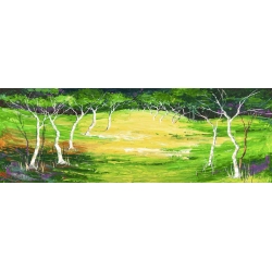 Cuadros de bosques en canvas. Lucas, Bosque verde
