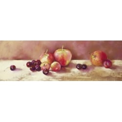 Wall art print and canvas. Nel Whatmore, Cherries and Apples