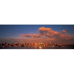 Cuadro en canvas, poster New York. Midtown Manhattan Skyline