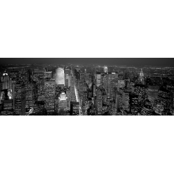 Leinwandbilder. Richard Berenholtz, Midtown Manhattan in der Nacht 