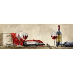 Tableau sur toile pour cuisine. Sandro Ferrari, Grand Cru Wines