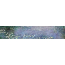 Quadro, stampa su tela. Claude Monet, Le Ninfee: Mattina