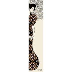 Cuadro en canvas. Gustav Klimt, Mujer y árbol I