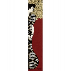 Cuadro en canvas. Gustav Klimt, Mujer y árbol I (Red)