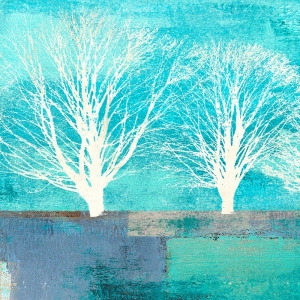 Tableau sur toile. Alessio Aprile, Tree Lines I (détail)