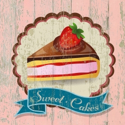 Leinwandbilder für Küche. Skip Teller, Sweet Cakes