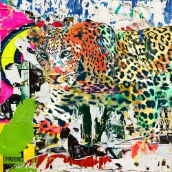Wall art print and canvas. Eric Chestier, Camouflage #1 (detail)