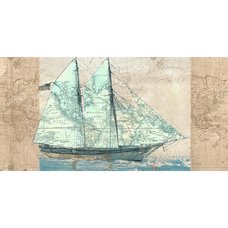 Wall art print and canvas. Joannoo, Sailing to the Seas