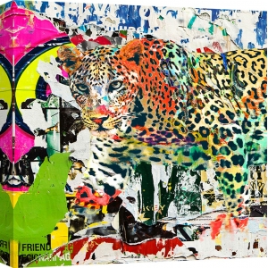 Wall art print and canvas. Eric Chestier, Camouflage #1 (detail)