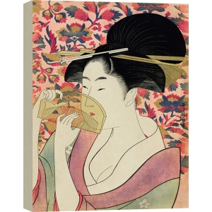 Cuadro japoneses en canvas. Utamaro Kitagawa, Cortesana