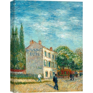 Tableau sur toile. Vincent van Gogh, Restaurant Rispal à Asnières