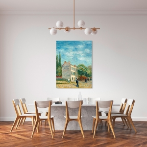 Tableau sur toile. Vincent van Gogh, Restaurant Rispal à Asnières