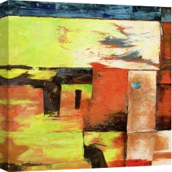 Cuadro abstracto moderno en canvas. Alessio Aprile, Jungle I