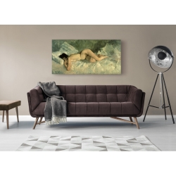 Wall art print and canvas. George Hendrik Breitner, Reclining nude