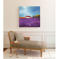 Wall art print and canvas. Philip Bloom, Field of lavender (detail)