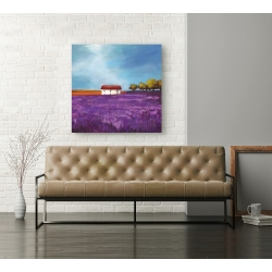Wall art print and canvas. Philip Bloom, Field of lavender (detail)