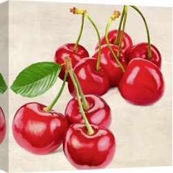 Wall art print and canvas. Remo Barbieri, Cherries