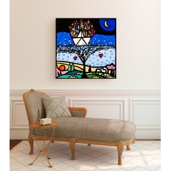 Wall art print and canvas. Wallas, To the Heart