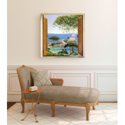 Wall art print and canvas. Andrea Del Missier, Window on the Mediterranean