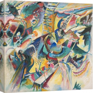 Quadro, stampa su tela. Wassily Kandinsky, Improvisation Klamm