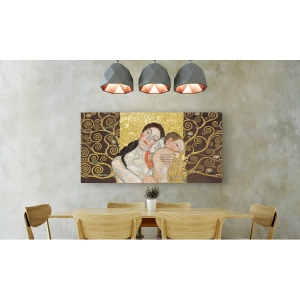 Wall art print and canvas. Gustav Klimt, Klimt Patterns – Motherhood II