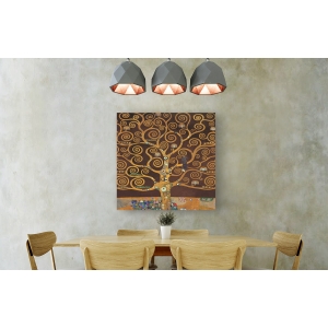 Cuadro famoso en canvas. Klimt, El árbol de la Vida (Brown Variation) II