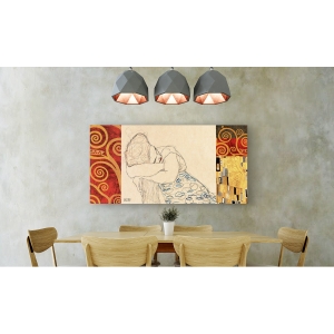 Cuadro en canvas. Klimt Patterns – Mujer descansando