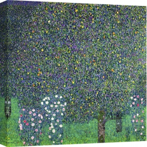 Quadro, stampa su tela. Gustav Klimt, Rose sotto un albero