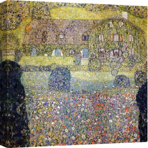 Leinwandbilder. Gustav Klimt, Landhaus am Attersee