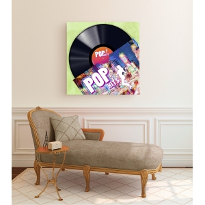 Cuadros musicales en canvas. Steven Hill, Vinyl Club, Pop