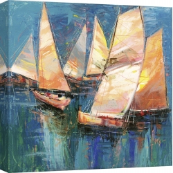 Wall art print and canvas. Luigi Florio, Sailing
