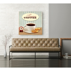 Wall art print and canvas. Skip Teller, Premium Coffee