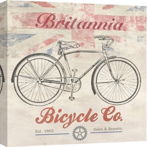 Quadro, stampa su tela. Skip Teller, UK Bikes