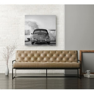 Wall art print and canvas. Gasoline Images, Ocean Waves Breaking on Vintage Beauties (BW detail 1)
