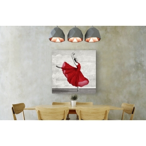 Quadro, stampa su tela. Haute Photo Collection, Ballerina in Red (dettaglio)