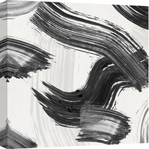 Cuadro abstracto moderno en canvas. Haru Ikeda, Happening (detalle 2)