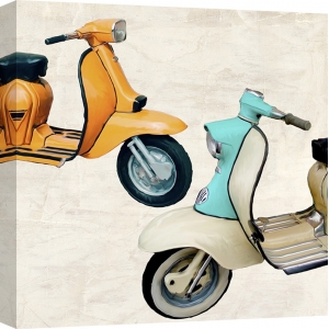 Wall art print and canvas. Teo Rizzardi, Superscooters II