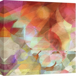 Cuadro abstracto geometrico en canvas. Kaj Rama, Dawn