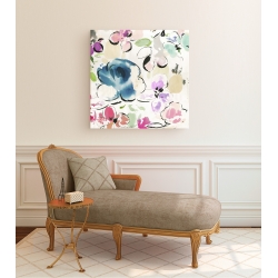 Wall art print and canvas. Kelly Parr, Floral Funk I