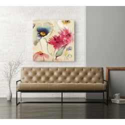 Wall art print and canvas. Kelly Parr, Floral Fireworks II