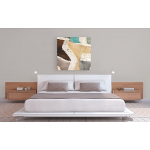 Cuadro abstracto geometrico en canvas. Anne Munson, Comfort Zone I