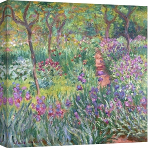 Tableau sur toile. Claude Monet, Le jardin de l'artiste à Giverny